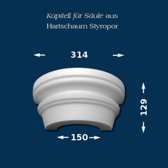 Säulenkapitell "Wiesemann SK3-2" - unbeschichtet