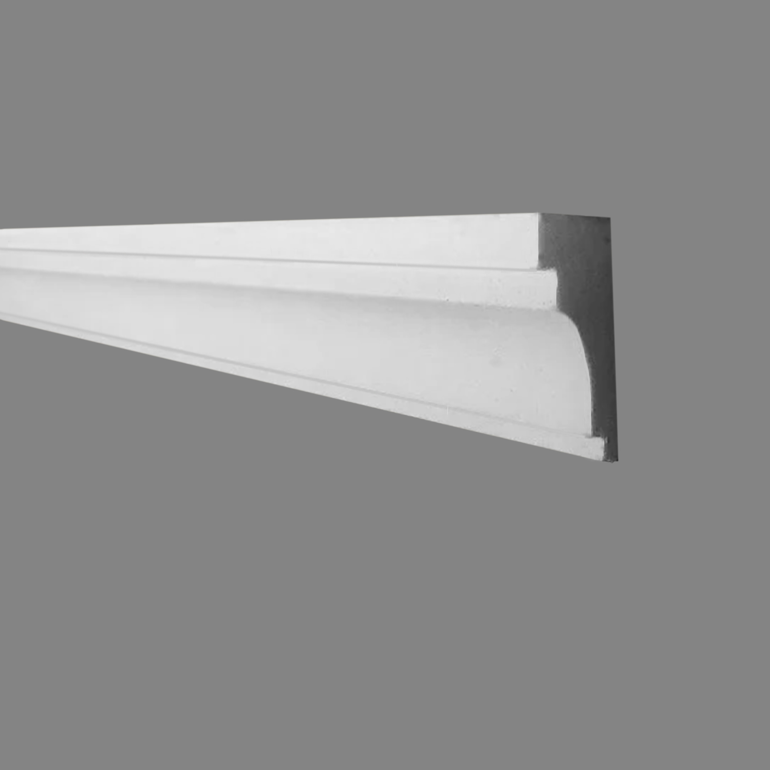 PROVISTON | Gipsleiste Oldenburg | Echter Gipsstuck | 40 x 70 x 1000 mm | Stuckleisten aus Gips