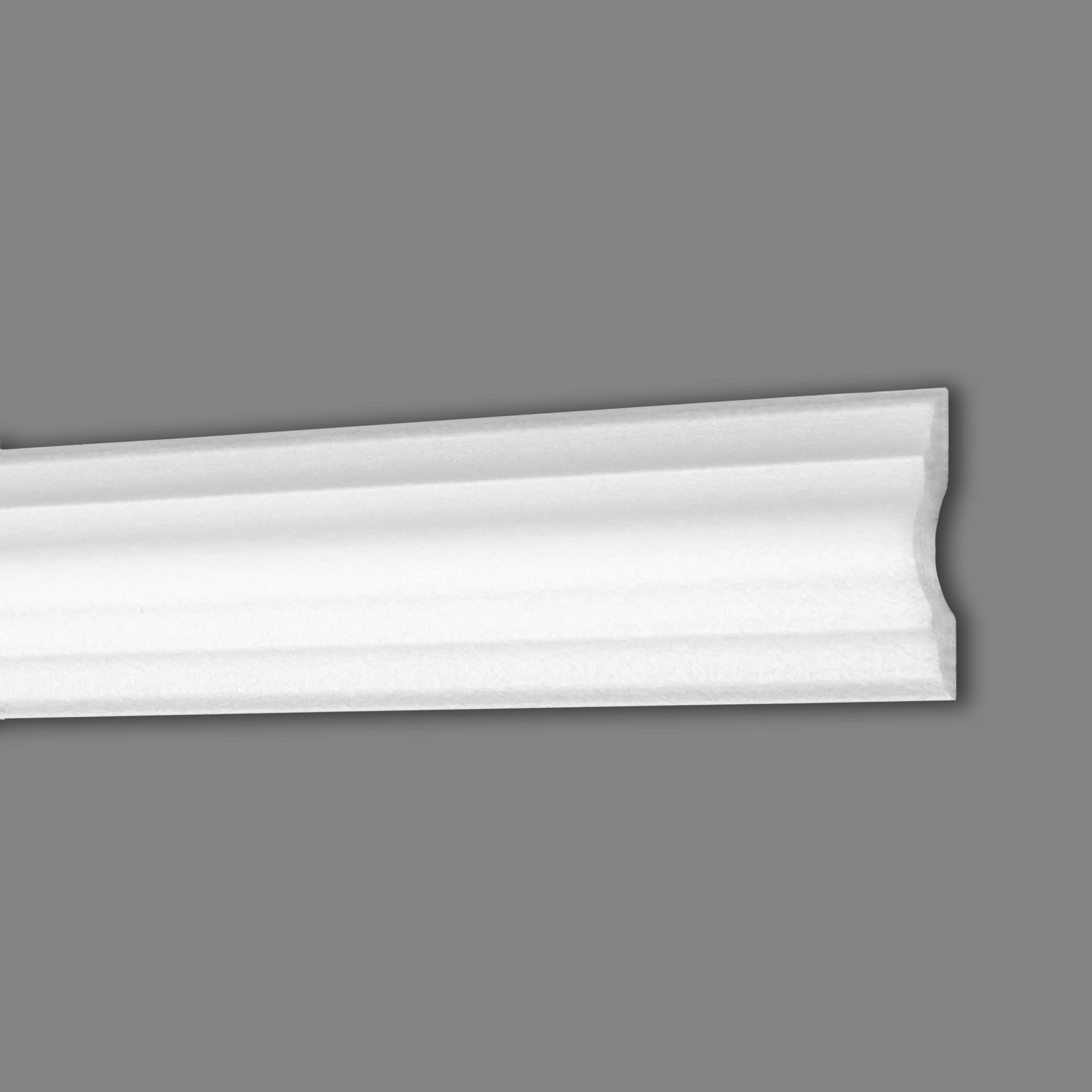 Wiesemann Zierleiste Sanmarino 50 Polystyrol 18 x 46 x 2000 mm Wandleiste Weiß