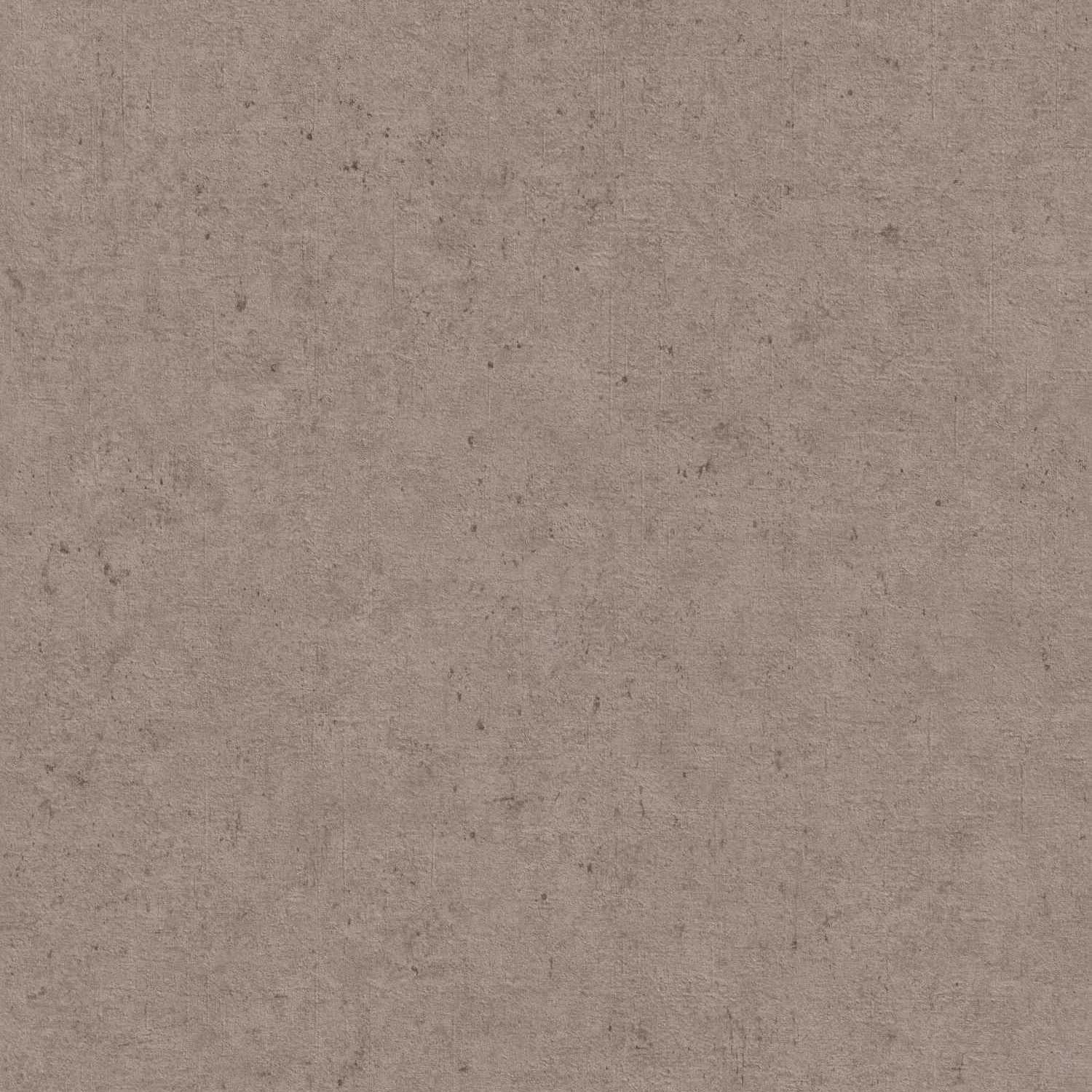 Rasch | Concrete | 520873 | Vliestapete | Einfarbig | Uni | 0.53 x 10.05 m | Braun