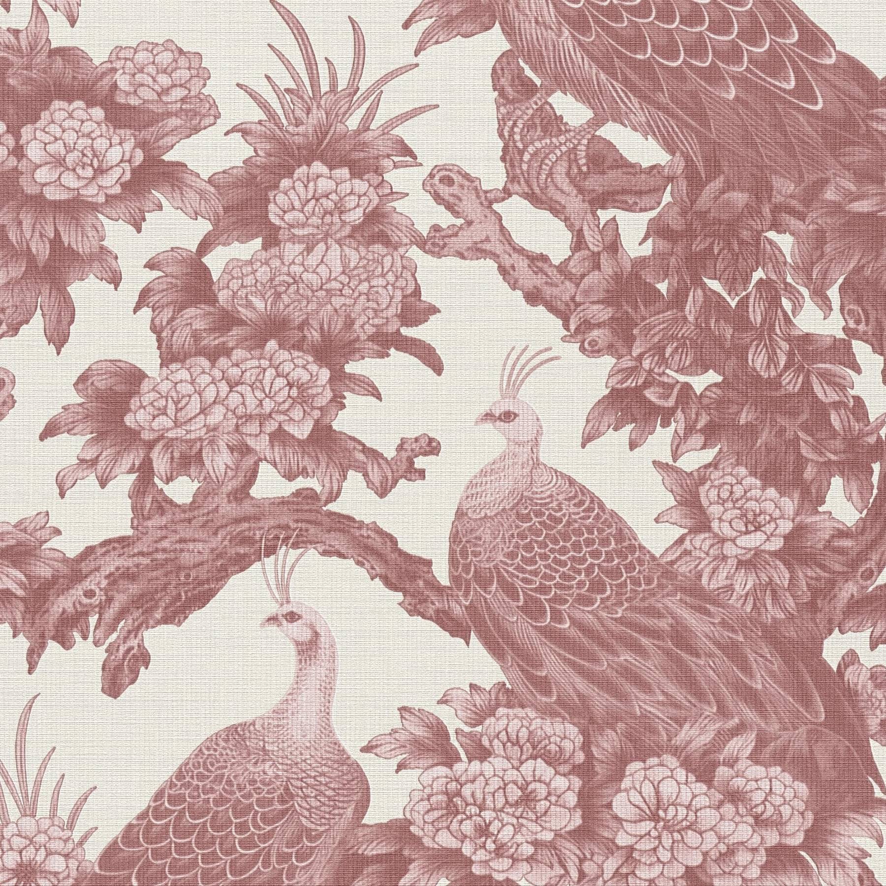 Vliestapete 399824 Rot Creme Pink Blumen Floral Michalsky 6 A.S. Creation