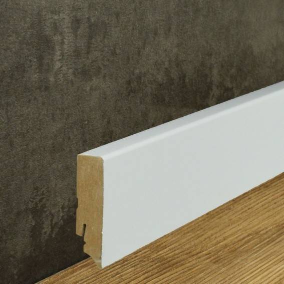 Neuhofer | Sockelleiste "Predosa" | FU087L | MDF | 19 x 70 x 2400 mm | Weiß | Fußleiste Neuhofer | Sockelleiste "Predosa" | FU087L | MDF | 19 x 70 x 2400 mm | Weiß | Fußleiste
