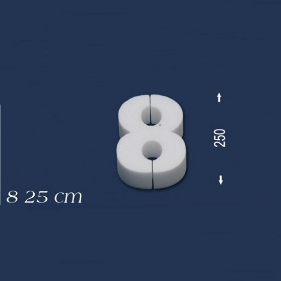Ziffer &quot;8&quot; Größe 25 cm Deko Buchstaben Wohndeko &amp; Wanddeko