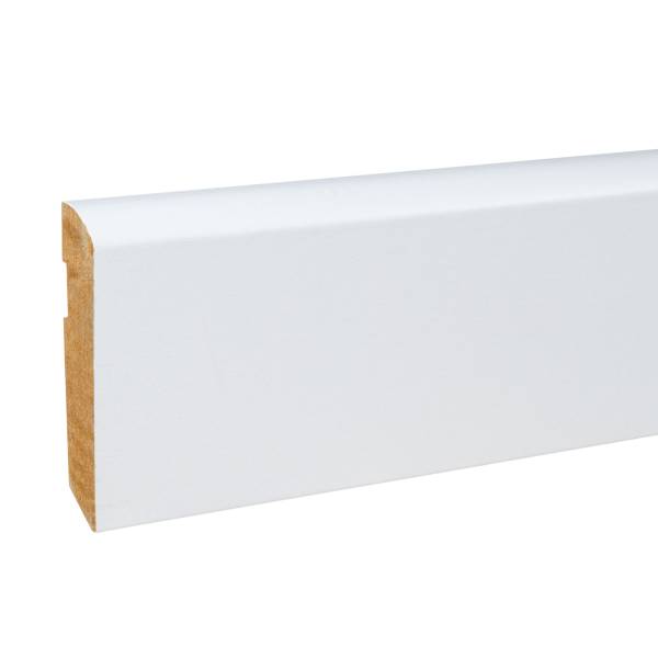Kosche | Sockelleiste | 77759 | 10 x 58 mm | MDF | Uni Weiß | Schlicht | Klassisch Kosche | Sockelleiste | 77759 | 10 x 58 mm | MDF | Uni Weiß | Schlicht | Klassisch