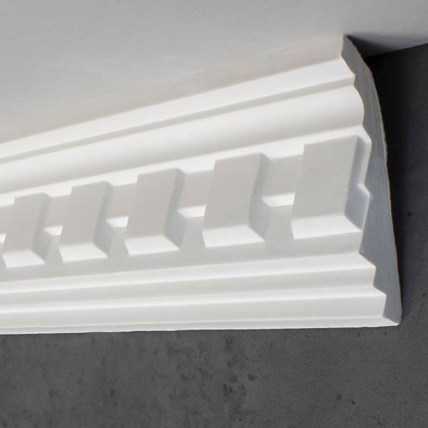 PROVISTON | Gipsleiste Freiburg | Echter Gipsstuck | 55 x 55 x 1165 mm | Stuckleisten aus Gips PROVISTON | Gipsleiste Freiburg | Echter Gipsstuck | 55 x 55 x 1165 mm | Stuckleisten aus Gips