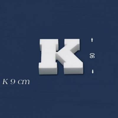 Buchstabe "K" - Größe 9 cm
