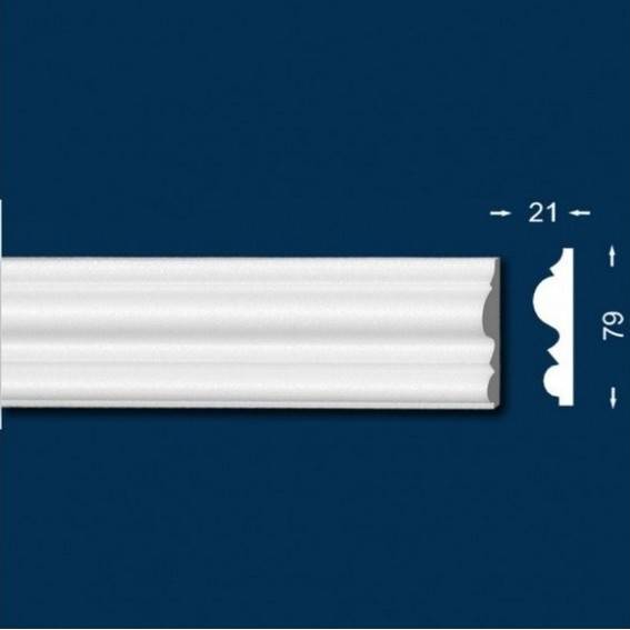 Wiesemann | Innenwinkel "Jakarta 51" | Polystyrol | 21 x 79 x 200 mm | Weiß | Stuckleisten Winkel Wiesemann | Innenwinkel "Jakarta 51" | Polystyrol | 21 x 79 x 200 mm | Weiß | Stuckleisten Winkel