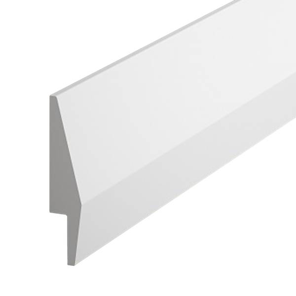 PROVISTON | Sockelleiste "NE016" | 23 x 100 x 2000 mm | Weiß | Fußleiste | Kabelkanal | Hochwertig PROVISTON | Sockelleiste "NE016" | 23 x 100 x 2000 mm | Weiß | Fußleiste | Kabelkanal | Hochwertig