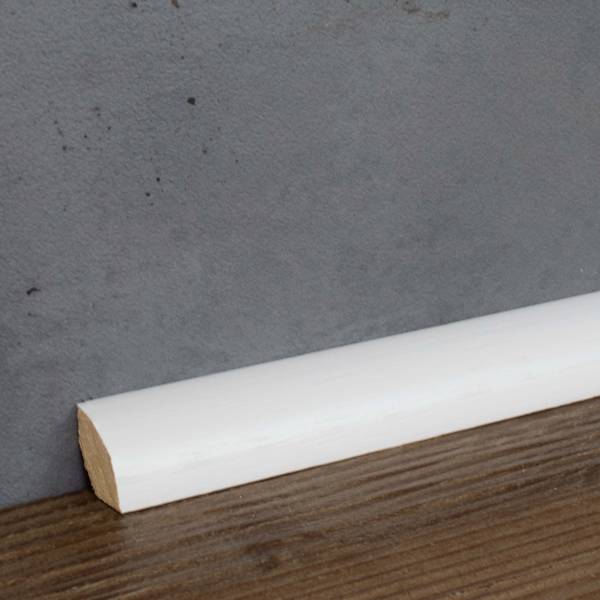 PROVISTON | Viertelstableiste | 14 x 14 x 2000 mm | Massivholz | Weiß lackiert | RAL9010 | Fußleiste PROVISTON | Viertelstableiste | 14 x 14 x 2000 mm | Massivholz | Weiß lackiert | RAL9010 | Fußleiste