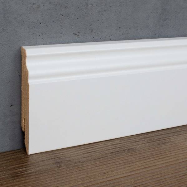 Südbrock | Sockelleiste "Krefeld" | 719.1678 | MDF | 16 x 80 x 2500 mm | Weiß | Berliner Profil Südbrock | Sockelleiste "Krefeld" | 719.1678 | MDF | 16 x 80 x 2500 mm | Weiß | Berliner Profil