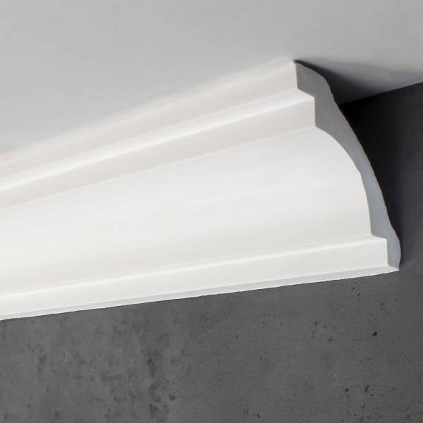 PROVISTON Gipsleiste Pforzheim Echter Gipsstuck 50 x 50 x 1200 mm Stuckleisten aus Gips PROVISTON Gipsleiste Pforzheim Echter Gipsstuck 50 x 50 x 1200 mm Stuckleisten aus Gips