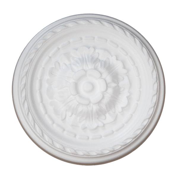 Marbet | Rosette &quot;R6&quot; | Ø 30 cm rosette | Styropor | weiß