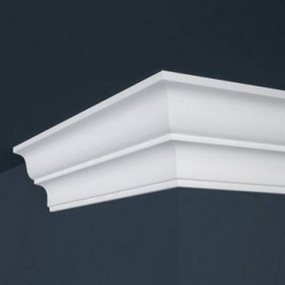 Marbet | Außenwinkel "Marbet E20" | Polystyrol | 60 x 65 x 200 mm | Weiß | Stuckleisten Ecke Marbet | Außenwinkel "Marbet E20" | Polystyrol | 60 x 65 x 200 mm | Weiß | Stuckleisten Ecke