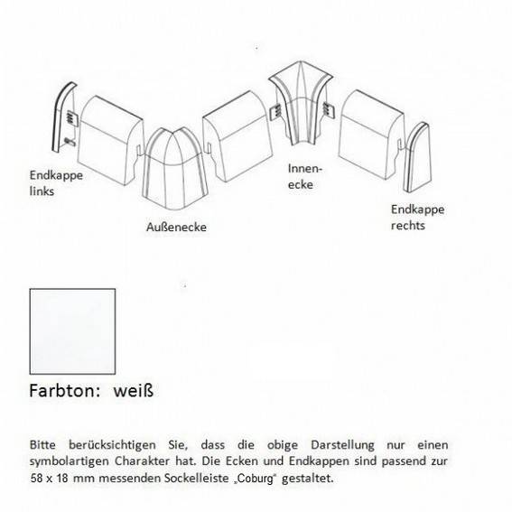 Südbrock, Sockelleiste Pesaro, Weich-PVC