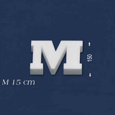 Buchstabe "M" - Größe 15 cm