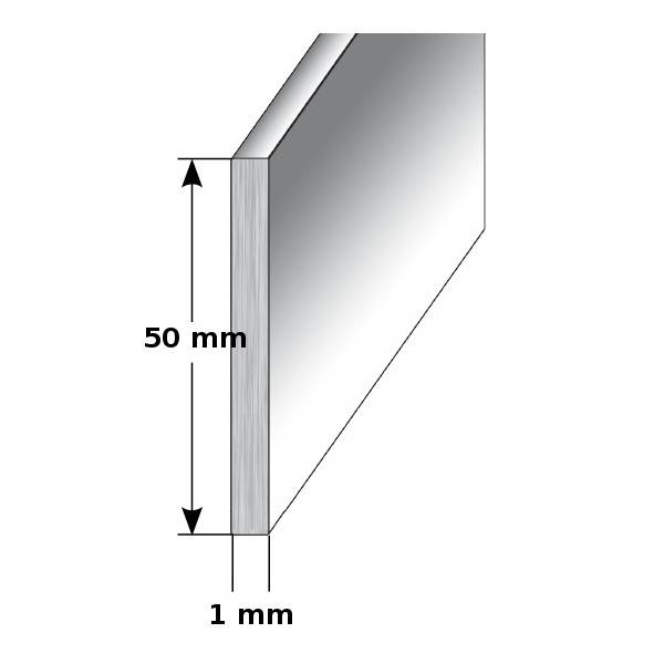 Auer, Bau- & Montageprofile Gomera, 40 x 40 mm, Eckschutzwinkel Dreifach  Gekantet, Aluminium