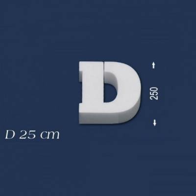 Buchstabe "D" - Größe 25 cm