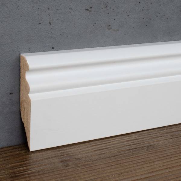 PROVISTON | Hamburger Sockelleiste | 19 x 80 x 2500 mm | foliert | MDF-Fußleiste | Berliner Profil PROVISTON | Hamburger Sockelleiste | 19 x 80 x 2500 mm | foliert | MDF-Fußleiste | Berliner Profil