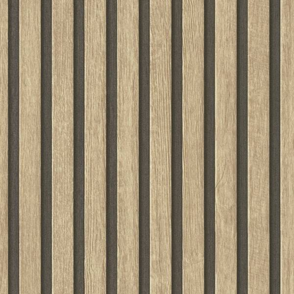 x 391091 | | 0.53 A.S. Holzpaneele m | Vliestapete Lamellen 10.05 | Beige | Creation | | Streifen