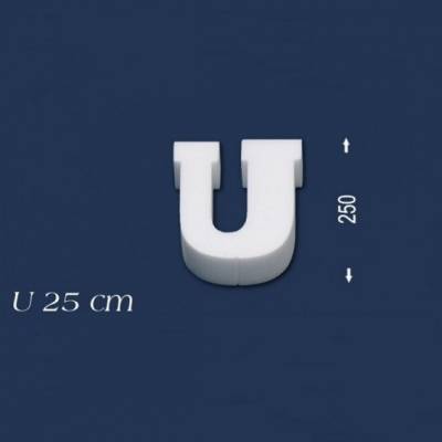 Buchstabe "U" - Größe 25 cm