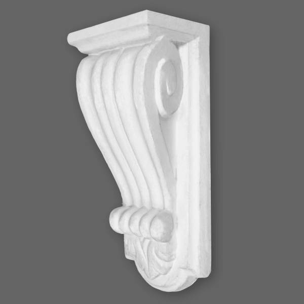PROVISTON | Gipskonsole Calgary | Echter Gipsstuck | 65 x 162 mm | Konsole aus Gipsstuck PROVISTON | Gipskonsole Calgary | Echter Gipsstuck | 65 x 162 mm | Konsole aus Gipsstuck