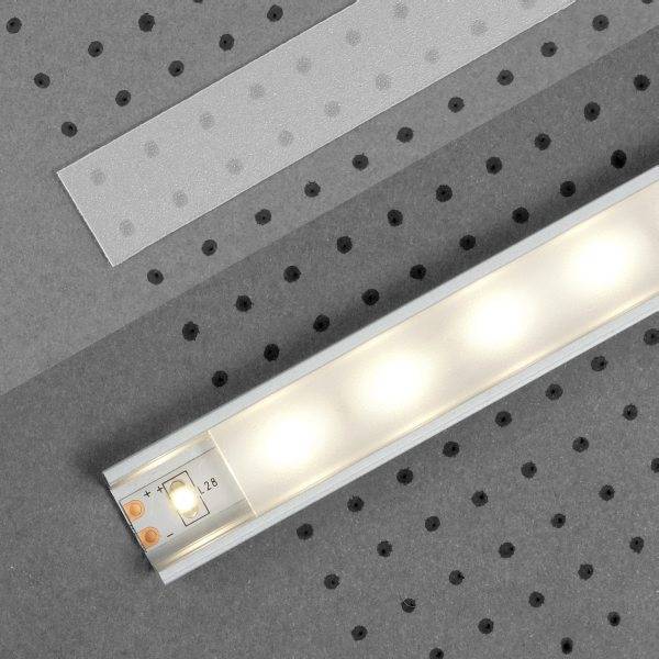 Klick Abdeckung "I" für LED-Aluminiumprofile Klick Abdeckung "I" für LED-Aluminiumprofile