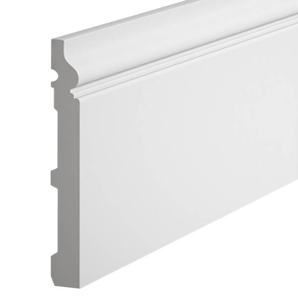 PROVISTON | Sockelleiste "NE020" | 19 x 198 x 2000 mm | Weiß | Fußleiste | Polystyrol | Hochwertig PROVISTON | Sockelleiste "NE020" | 19 x 198 x 2000 mm | Weiß | Fußleiste | Polystyrol | Hochwertig