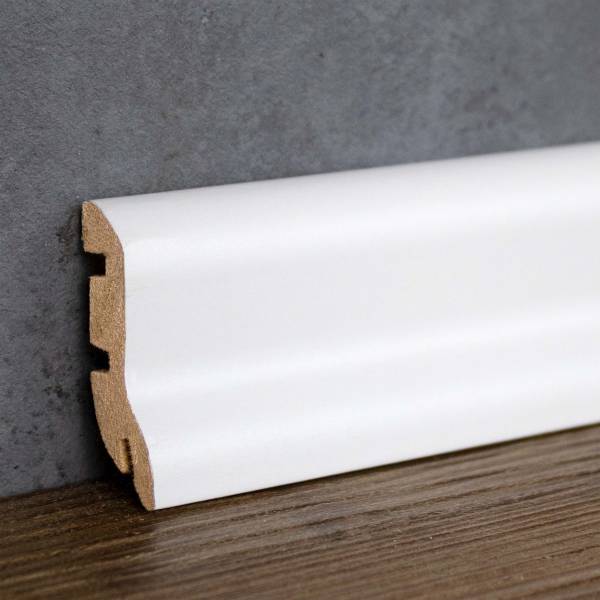 PROVISTON | Sockelleiste weiß | geschwungen | MDF-Fußleiste | foliert | 20 x 45 x 2500 mm | Klicken PROVISTON | Sockelleiste weiß | geschwungen | MDF-Fußleiste | foliert | 20 x 45 x 2500 mm | Klicken