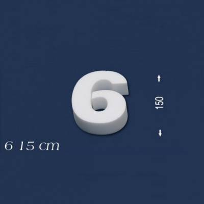 Ziffer "6" - Größe 15 cm
