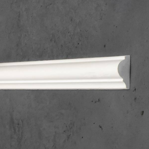 PROVISTON | Zierleiste Iserlohn | Gips | 21 x 910 mm | Wandleiste | Weiß PROVISTON | Zierleiste Iserlohn | Gips | 21 x 910 mm | Wandleiste | Weiß