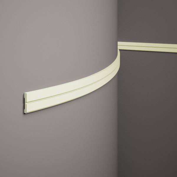 Mardom flexible Wandleiste MDD414F Profoam 11 x 51 x 2000 mm Weiß Zierleiste biegsam Mardom flexible Wandleiste MDD414F Profoam 11 x 51 x 2000 mm Weiß Zierleiste biegsam