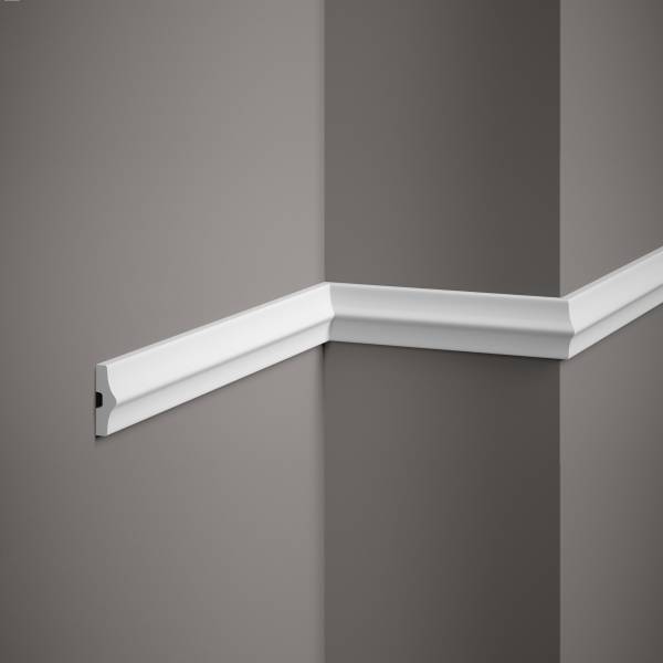 PROVISTON | Zierleiste "NE026" | 15 x 45 x 2000 mm | Weiß | Wandleiste | Wanddekoration | Hochwertig PROVISTON | Zierleiste "NE026" | 15 x 45 x 2000 mm | Weiß | Wandleiste | Wanddekoration | Hochwertig