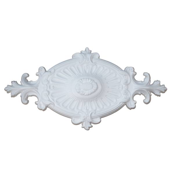 Marbet | Stuckrosette &quot;R11&quot; | Ø 59 x 31cm | Styropor | weiß