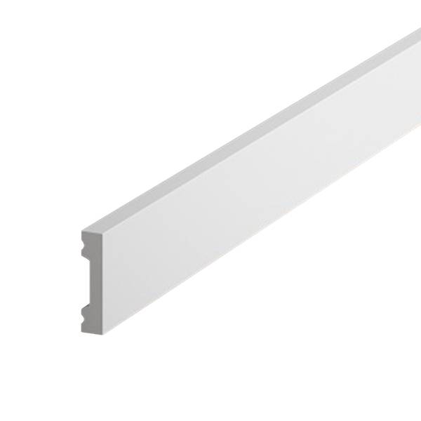 PROVISTON | Sockelleiste "NE011" | 10 x 40 x 2000 mm | Weiß | Fußleiste | Wohndeko | Hochwertig PROVISTON | Sockelleiste "NE011" | 10 x 40 x 2000 mm | Weiß | Fußleiste | Wohndeko | Hochwertig