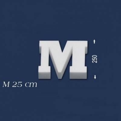 Buchstabe "M" - Größe 25 cm