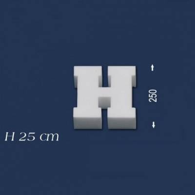 Buchstabe "H" - Größe 25 cm