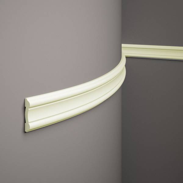 Mardom flexible Wandleiste MDD339F Profoam 19 x 81 x 2000 mm Weiß Zierleiste biegsam Mardom flexible Wandleiste MDD339F Profoam 19 x 81 x 2000 mm Weiß Zierleiste biegsam