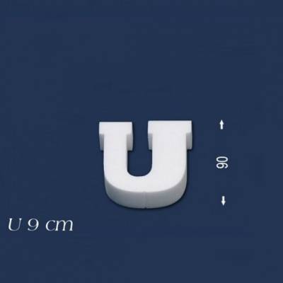 Buchstabe "U" - Größe 9 cm
