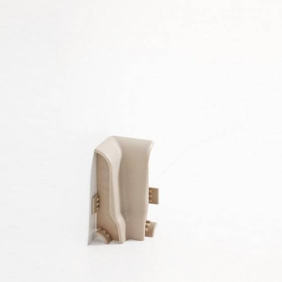 Südbrock | Außenecken für MDF Sockelleisten | 762.18 | Kunststoff | 60 x 20 mm | Eiche beige Südbrock | Außenecken für MDF Sockelleisten | 762.18 | Kunststoff | 60 x 20 mm | Eiche beige
