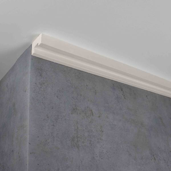 PROVISTON | Gipsleiste "ML-73" | Echter Gipsstuck | 47 x 33 x 1000 mm | Lichtleiste | Stuckleiste PROVISTON | Gipsleiste "ML-73" | Echter Gipsstuck | 47 x 33 x 1000 mm | Lichtleiste | Stuckleiste