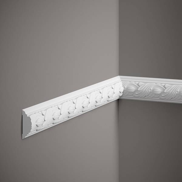 Mardom Wandleiste MDC258 Profoam 20 x 54 x 2000 mm Weiß Zierleiste Jugendstil Mardom Wandleiste MDC258 Profoam 20 x 54 x 2000 mm Weiß Zierleiste Jugendstil