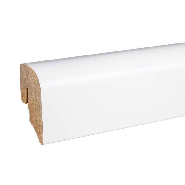PROVISTON | Sockelleiste | abgerundet | MDF foliert | weiße Fußleiste | 20 x 40 x 2400 mm | modern PROVISTON | Sockelleiste | abgerundet | MDF foliert | weiße Fußleiste | 20 x 40 x 2400 mm | modern
