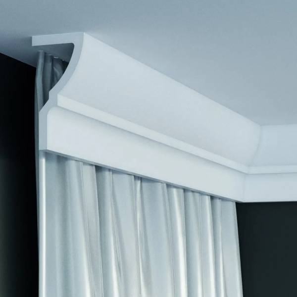 Elite Decor | Stuckleiste P889| Polyurethan | 100 x 50 x 2000 mm | Styropor Deckenleiste | Weiß Elite Decor | Stuckleiste P889| Polyurethan | 100 x 50 x 2000 mm | Styropor Deckenleiste | Weiß