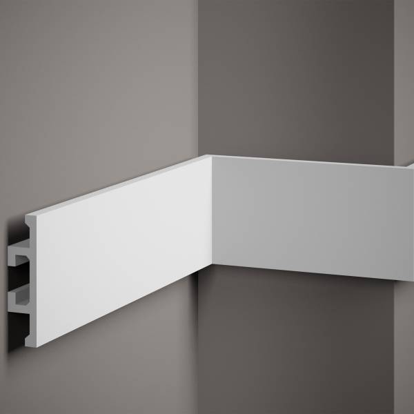 Mardom | Zierleiste "QL017" | PolyForce | 25 x 100 x 2000 mm | Weiß | Wandleiste | Lichtleiste Mardom | Zierleiste "QL017" | PolyForce | 25 x 100 x 2000 mm | Weiß | Wandleiste | Lichtleiste