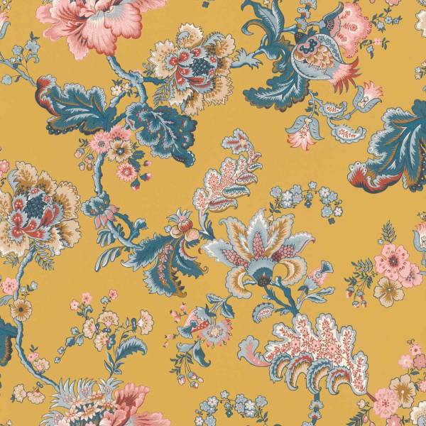Rasch | Sophia | 710557 | Vliestapete | Botanisch | 0.53 x 10.05 m | Blau | Gelb | Weiß Rasch | Sophia | 710557 | Vliestapete | Botanisch | 0.53 x 10.05 m | Blau | Gelb | Weiß