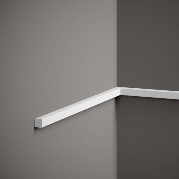 PROVISTON | Zierleiste "NE010" | 15 x 15 x 2000 mm | Weiß | Wandleiste | Wanddekoration | Hochwertig PROVISTON | Zierleiste "NE010" | 15 x 15 x 2000 mm | Weiß | Wandleiste | Wanddekoration | Hochwertig