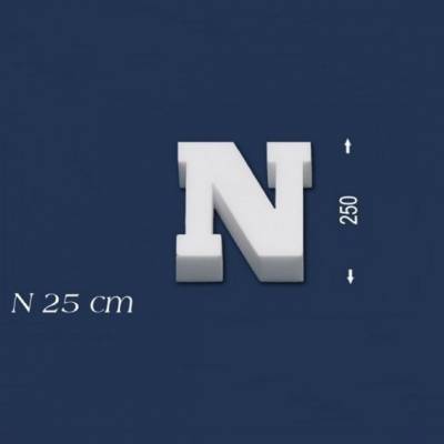 Buchstabe "N" - Größe 25 cm