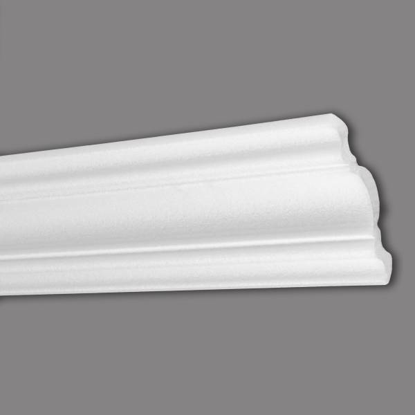 Wiesemann Stuckleiste Frankfurt 18 Polystyrol 71 x 71 x 2000 mm Deckenleiste Weiß Wiesemann Stuckleiste Frankfurt 18 Polystyrol 71 x 71 x 2000 mm Deckenleiste Weiß