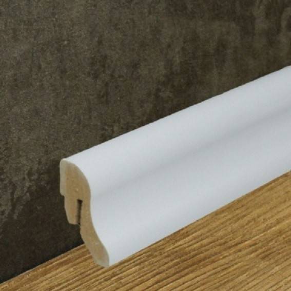Südbrock | Sockelleiste 722.431 | 20 x 40 x 2500 mm | MDF Foliert | Weiß Südbrock | Sockelleiste 722.431 | 20 x 40 x 2500 mm | MDF Foliert | Weiß