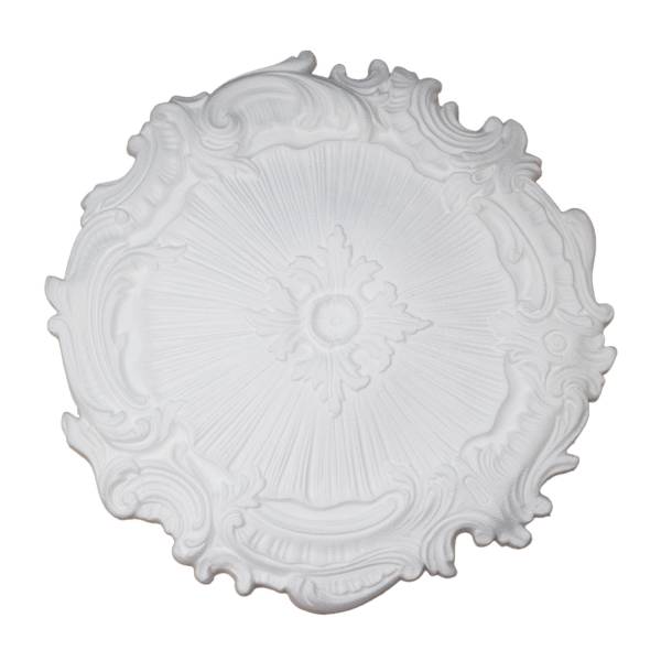 Marbet | Deckenrosette &quot;R7&quot; | Ø 40 cm | Styropor | weiß